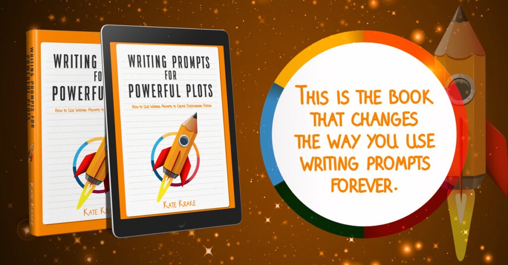 Writing Prompts For Powerful Plots Promotional Graphic 